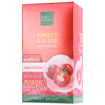 TOMATO & GLUTA SOOTHING GEL 50G BABY BRIGHT (F) (Y2024) | جل مهدئ بالطماطم والجلوتا