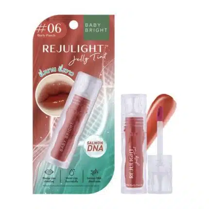 Rejulight Jelly Tint 3g Baby Bright (M) #06 Burly Punch | كريم ريجولايت جيلي تينت 3 جرام بيبي برايت (متوسط) #06 بيربس بانش