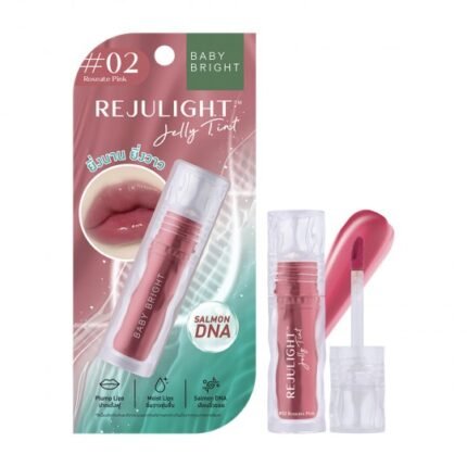 Rejulight Jelly Tint 3g Baby Bright (M) #02 Roseate Pink